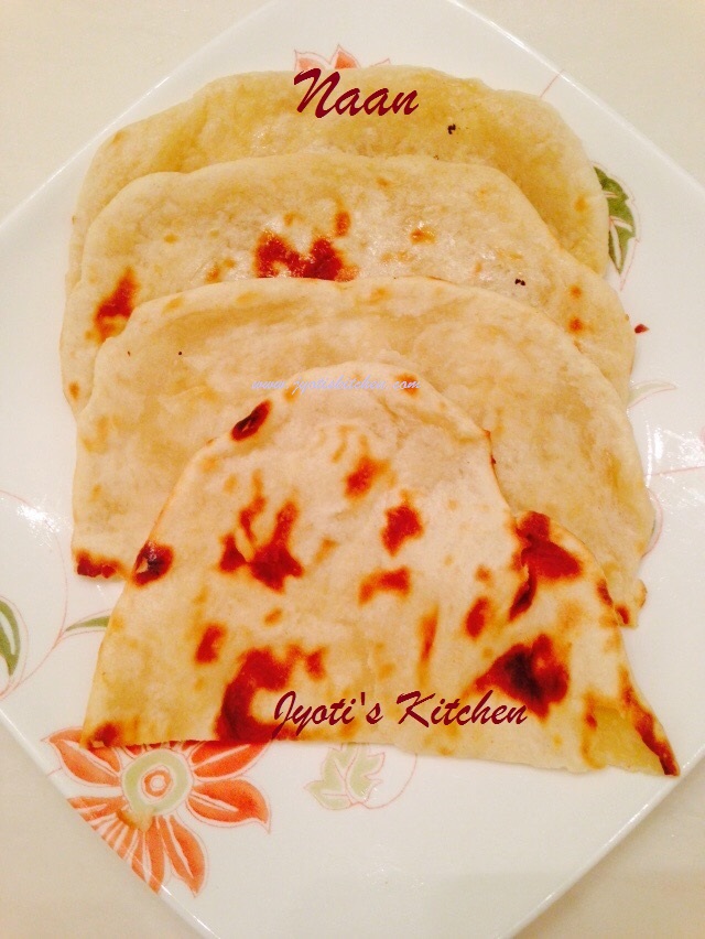 Naan  Recipe soft Indian style flat bread