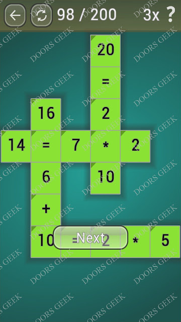 Math Games [Beginner] Level 98 answers, cheats, solution, walkthrough for android