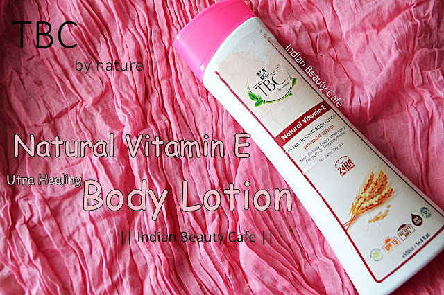 TBC by Nature Natural Vitamin E Ultra Healing Body Lotion Review, Swatch, Price, Buy Online, Details, Photos