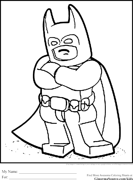 Lego Colouring Pages To Print  Lego Color Pages