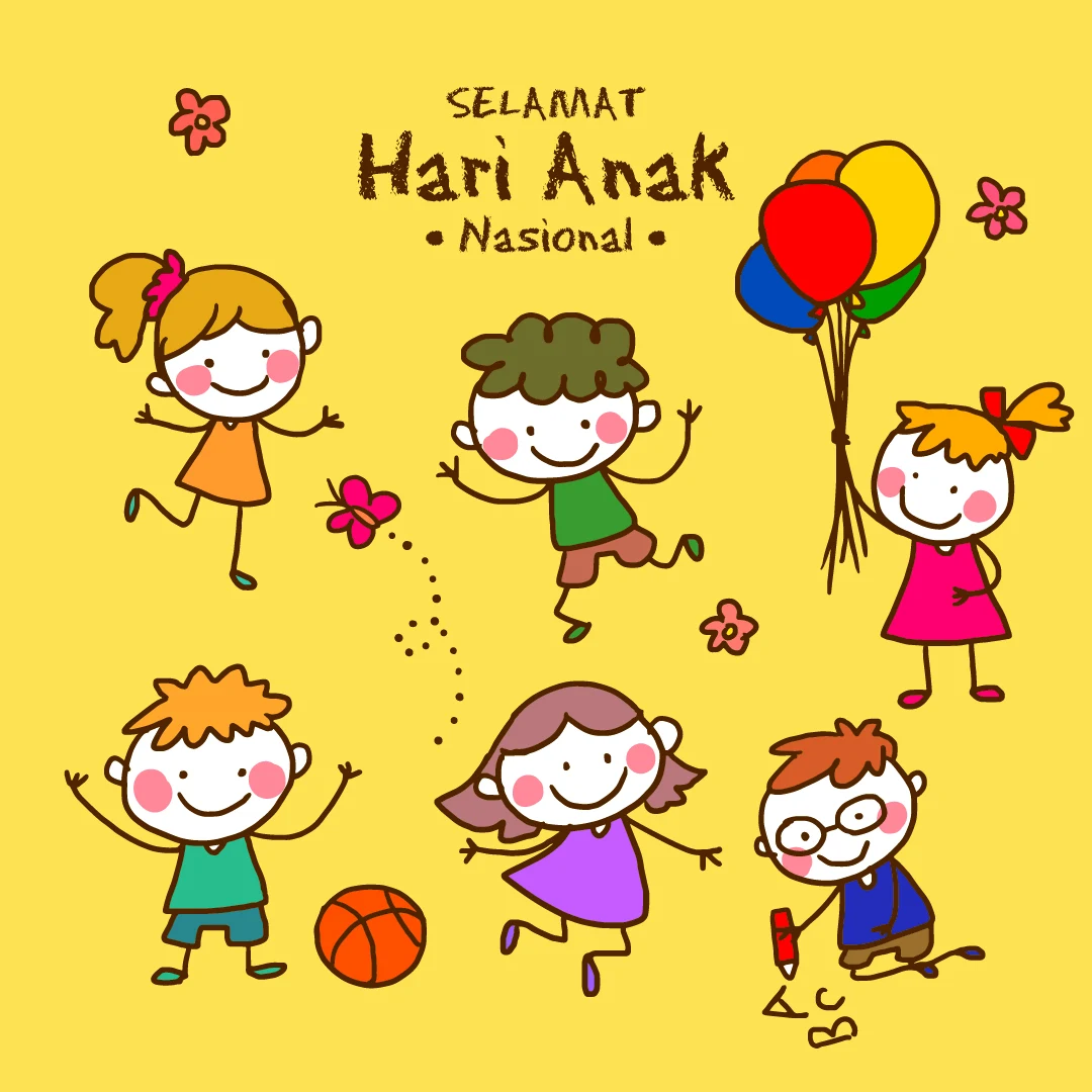 Gambar Ucapan Selamat Hari Anak Nasional - 23 Juli 2021