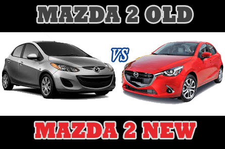 Mazda 2 old model compared the new comparison