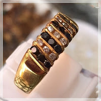 Jual Cincin Emas Berlian Kombinasi