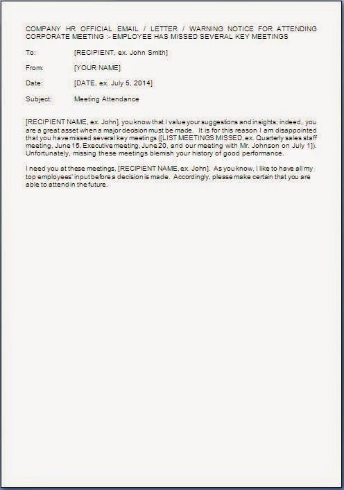 Meeting Attend Request Letter