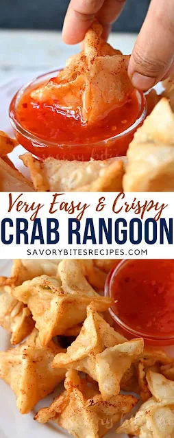 Very Easy and crispy crab rangoon