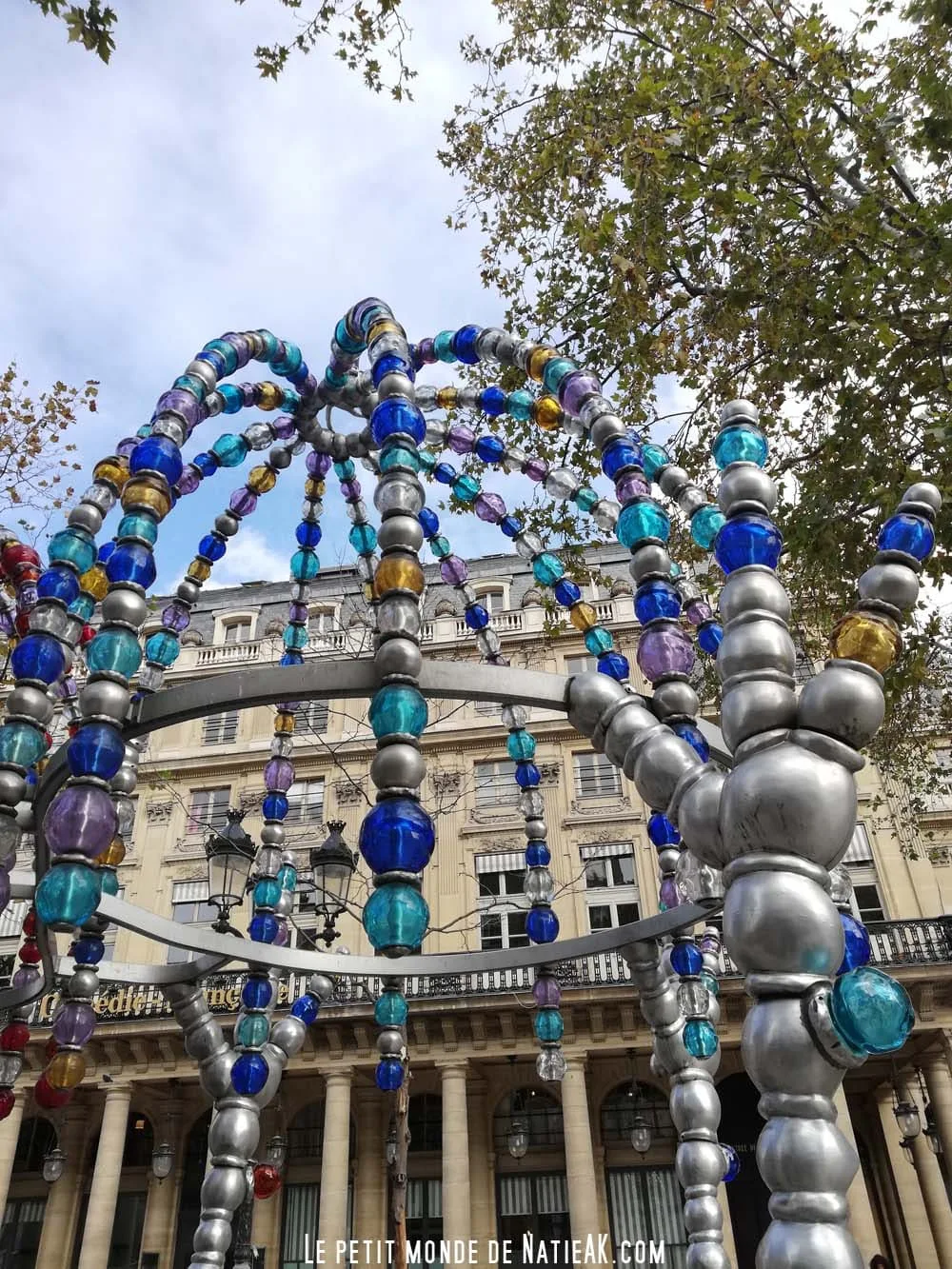 Jean-Michel Othoniel kiosque des Noctambules  méteo Paris