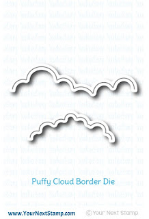 Puffy Cloud Border Die