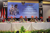 Kapolda Sulsel Hadir Bersama Kabaharkam Polri yang Membuka Rakernis Korsabhara Baharkam Polri Tahun 2024 di Makassar