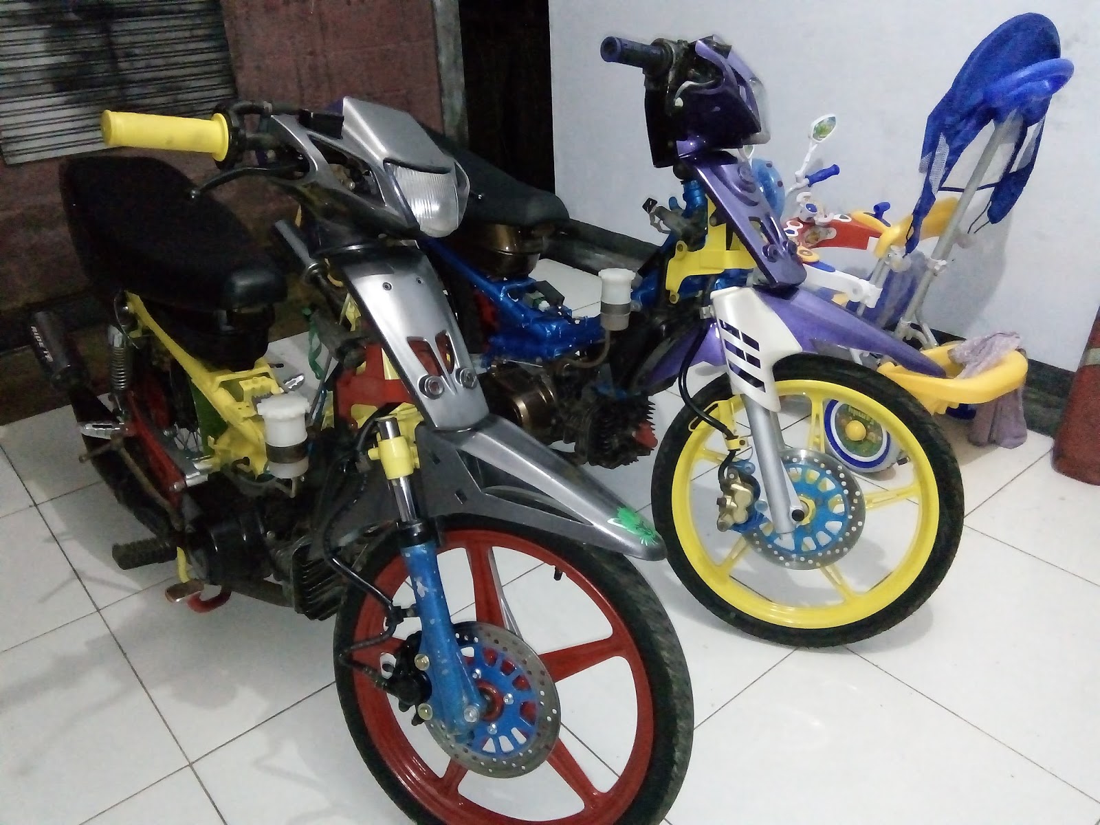 Modifikasi Motor F1Z R Mano Yang Modif Fizr