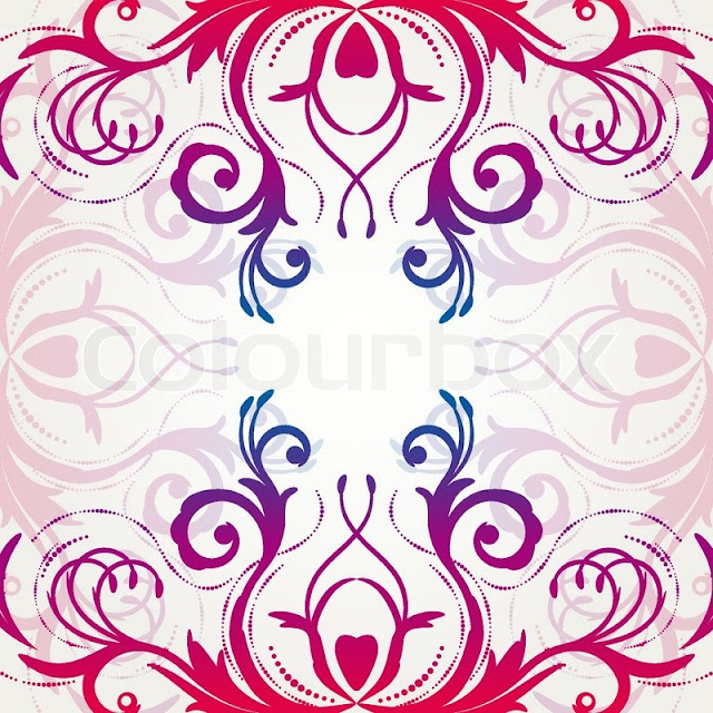 Abstract Floral Design Shape