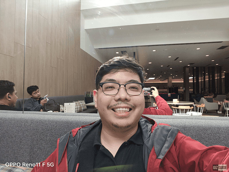 OPPO Reno11 F 5G selfie indoors