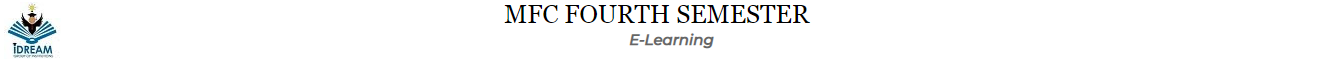 MFC FOURTH SEMESTER