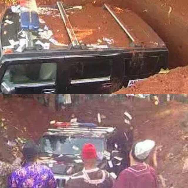 Meet The Nigerian Man That Buried            his Mother in a Hummer Jeep