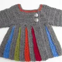 Abrigo Bebé Eloise a Crochet