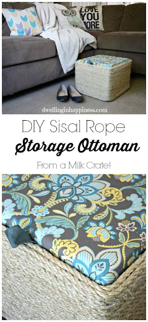 http://www.dwellinginhappiness.com/diy-sisal-rope-ottoman-from-a-milk-crate/