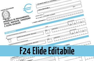 Modello F24 Elide 2016 Scrivibile Compilabile Editabile In