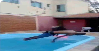 Salto Piscine Twitter Video | Salto Piscine Swimming Pool Face Hit Video
