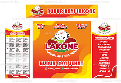 Desain logo branding banner