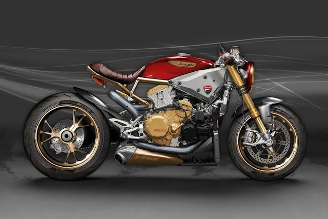 2016 Ducati 1199 Panigale Café Racer Concept by AD Koncept