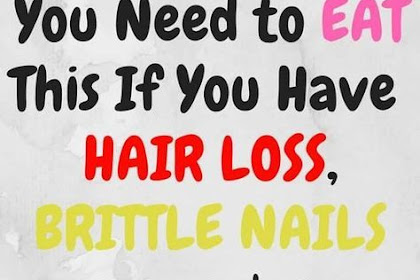 YOU NEED TO EAT THIS IF YOU HAVE HAIR LOSS, BRITTLE NAILS OR YOU’RE NOT SLEEPING
