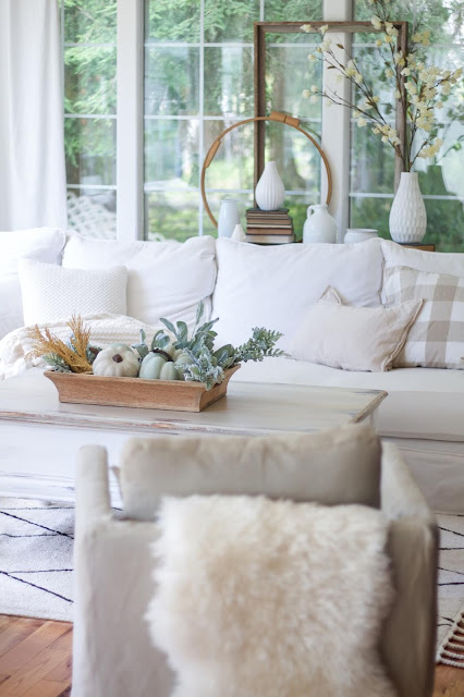 white fall decor ideas