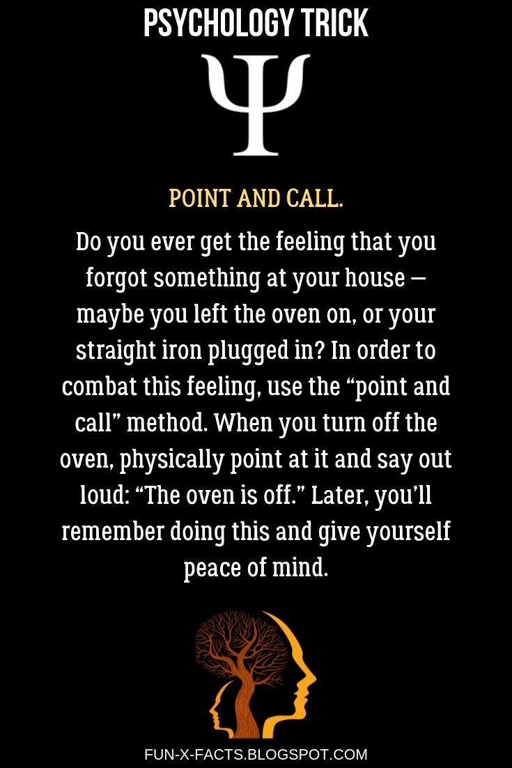Point and call - Best Psychology Tricks