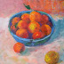 Breakfast Bowl Acrylic Still Life by Amy Whitehouse