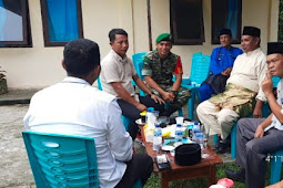 Laksanakan Komsos, Babinsa Saprizal Himbau Warga Binaan Jaga Keamanan dan Ketertiban