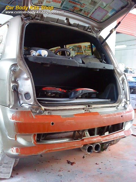Perodua Kelisa Custom Body Kit Rear