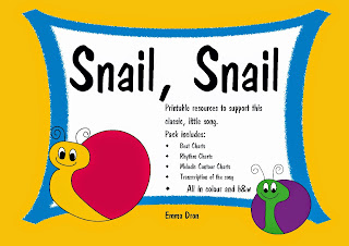 http://www.teacherspayteachers.com/Product/Snail-Snail-Resources-to-support-this-classic-little-song-485334