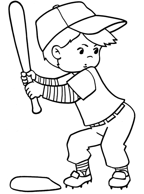 Baseball Coloring Page 10