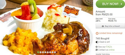 Kenny Rogers ROASTERS offer, Discount, KL