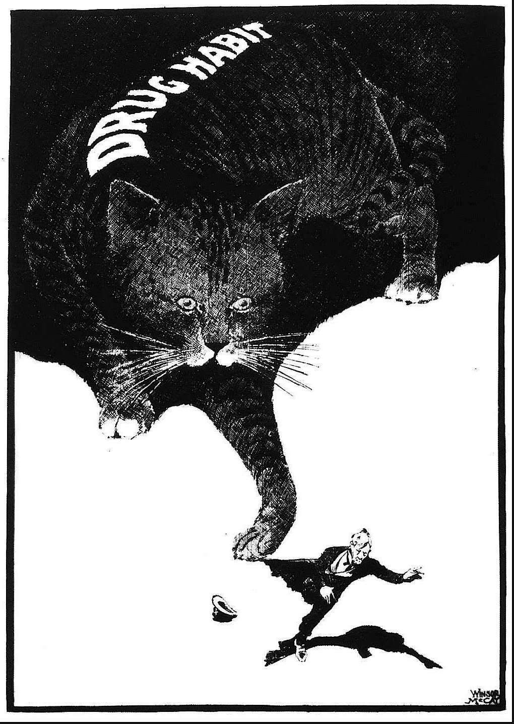 A Winsor Mccay cartoon about drug addiction