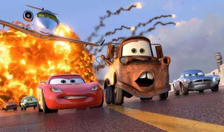 Carros 2 - Finn McMissile, Relâmpago Mcqueen e Tom Mater