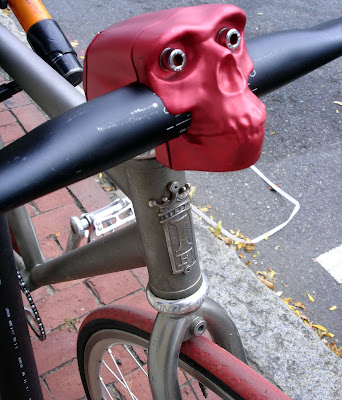 Halloween Skull bike bicycle stem