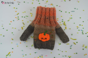 pullip blythe knitting sweater jersey halloween ghost pumpkin spider caldero araña fantasma dracula vampiro vampire casa encantada haunt house dos agujas muñeca barbie kawaii arte friki hecho a mano ropa muñeca