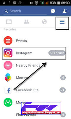  Daftar Instagram dengan akun facebook di Android Cara Membuat Daftar Instagram dengan akun facebook di Android