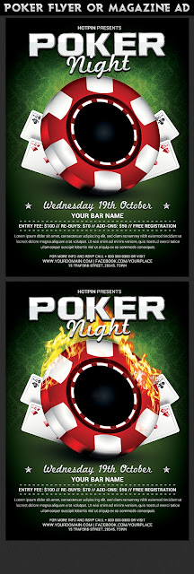 Poker Night Flyer Template