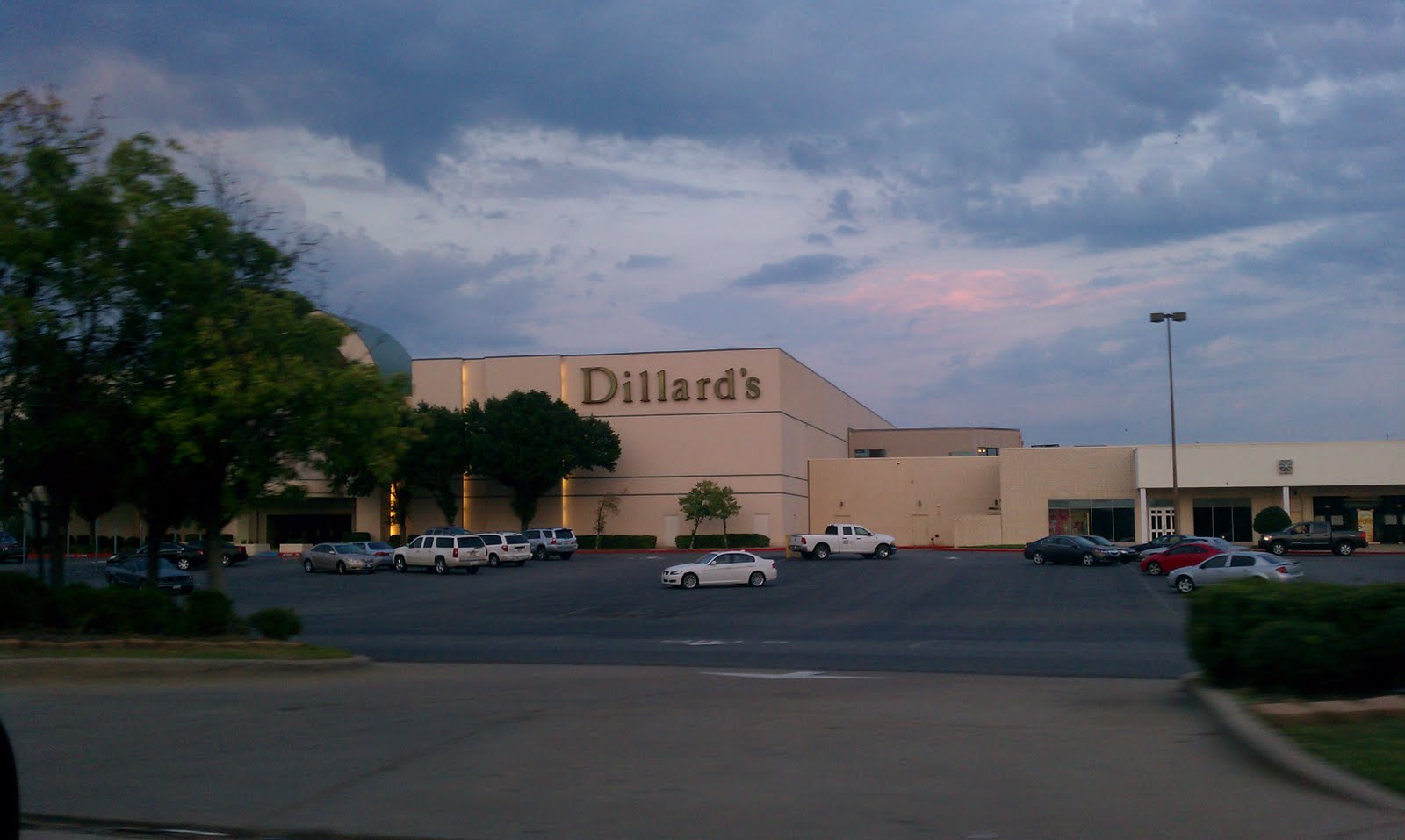 The Dillard's wing of the mall and entrance.