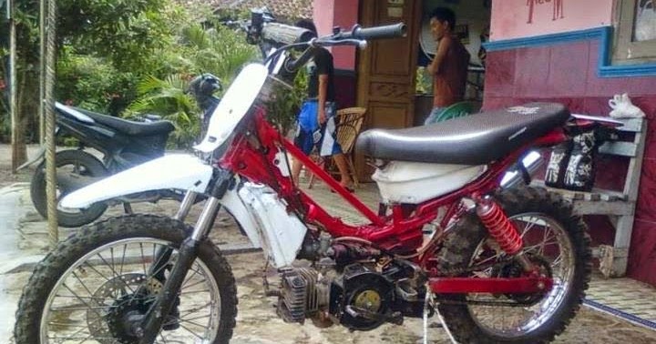 Dunia Modifikasi  Modifikasi  motor cross  f1zr dan supra 