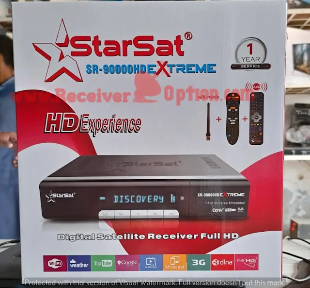 STARSAT SR-90000HD EXTREME RECEIVER NEW SOFTWARE V3.11 09 OCTOBER 2022