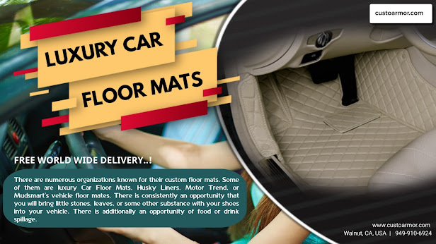 Luxury car floor mats