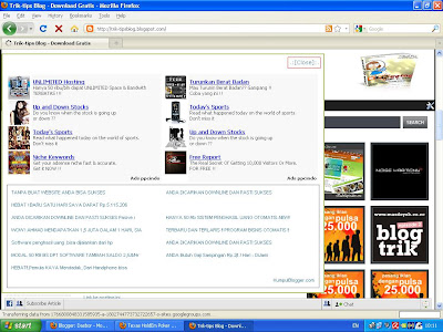membuat iklan melayang, dengan tombol close,gratis, terbaru,www.whistle-dennis.blogspot.com.