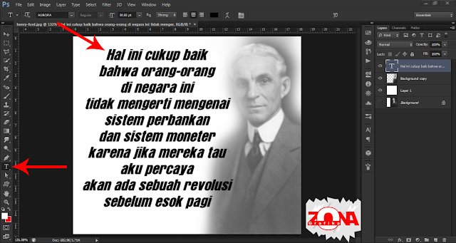 Cara Membuat Quotes dari Foto dengan Adobe Photoshop CS6