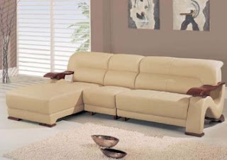 Modern 3Pc Leather Sectional Sofa