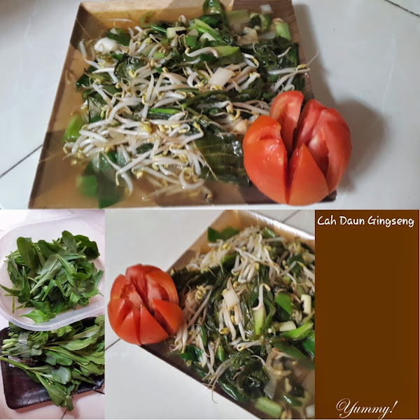 Resep Sederhana: Cah Daun Gingseng