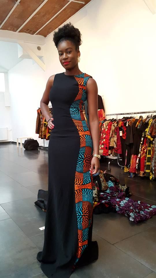 African Clothing: Check out This Beautiful Ankara Style Long Gown