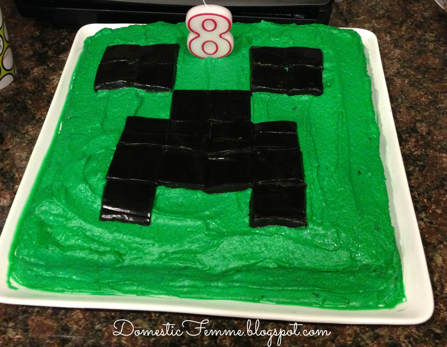 Domestic Femme: Minecraft Birthday Party