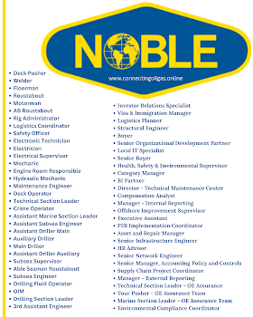 Noblecorp is recruiting for 