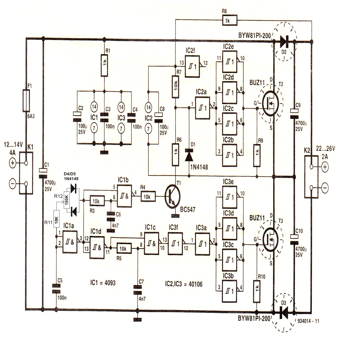 Laptop Battery Charger Circuit Diagram: Circuit Diagram:
